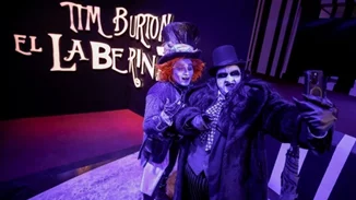Ο ΤΙμ Μπάρτον στην Πόλη του Μεξικού εγκαινίασε την έκθεση "The Labyrinth"