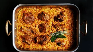 Συνταγή για γιουβέτσι μοσχάρι με κριθαράκι