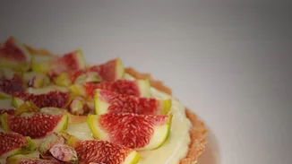 Συνταγή για τάρτα με σύκο, μασκαρπόνε και φιστίκι