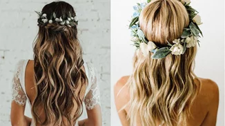 Το ιδανικό χρώμα μαλλιών για κάθε νυφικό χτένισμα