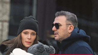 Αντώνης Ρέμος - Υβόννη Μπόσνιακ:  Με φίλους τους σε χειμερινό θέρετρο