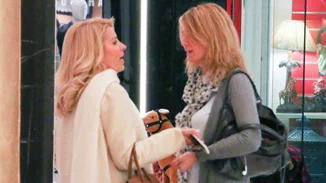 Ελένη Μενεγάκη: Φωτογραφίες από την συνάντησή της με την Έλενα Κατραβά