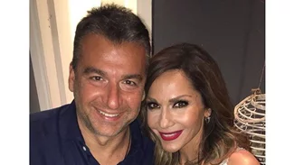 Γιώργος Λιάγκας - Φαίη Σκορδά: Η βραδινή έξοδος στην Δέσποινα Βανδή