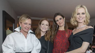 Eva Herzigova, Juliette Binoche και Julianne Moore: Η κοινή τους εμφάνιση στις Κάννες