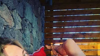 Σμαράγδα Καρύδη: Οι φωτογραφίες από τις διακοπές της στην Αίγινα