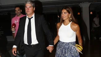 Σταματίνα Τσιμτσιλή: Οι φωτογραφίες από τη νυχτερινή έξοδο με τον σύζυγό της