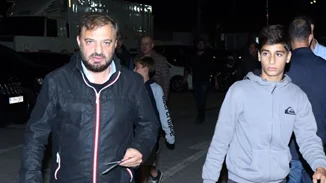 Χρήστος Φερεντίνος: Στο γήπεδο με τους γιούς του!