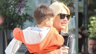 Φαίη Σκορδά: Καθημερινές στιγμές με το γιο της