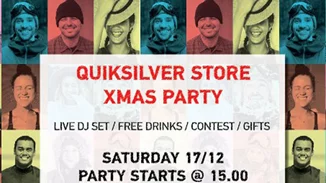 Χριστουγεννιάτικο πάρτυ στο ανακαινισμένο κατάστημα της Quiksilver στο The Mall Athens!