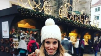 Αθηνά Οικονομάκου: Χριστούγεννα στη Βιέννη (φωτογραφίες)