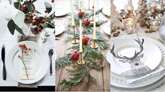 Art de la Table: 20 ιδέες για τα πιο όμορφα χριστουγεννιάτικα τραπέζια