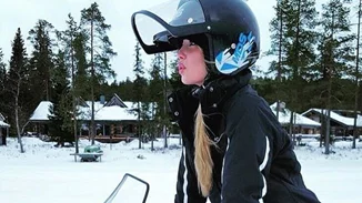 Αντωνία Καλλιμούκου: Όλες οι φωτογραφίες από το ταξίδι της στο χωριό του Άγιου Βασίλη