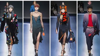 Versace Φθινόπωρο/Χειμώνας '17: Τα ωραιότερα looks που είδαμε στο catwalk