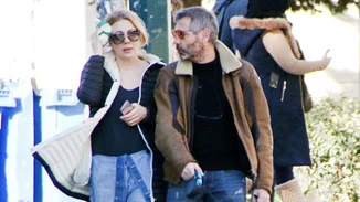 Σμαράγδα Καρύδη - Θοδωρής Αθερίδης: Χαλαρή βόλτα στην Αθήνα