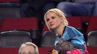 Μαρία Μπεκατώρου: Στο γήπεδο με τον σύζυγό της