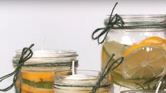 Φτιάξε μόνη σου καλοκαιρινά κεριά με σιτρονέλα!