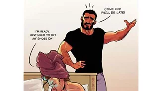 Τα υπέροχα σκίτσα ενός κομίστα που περιγράφουν τη ζωή με τη γυναίκα του