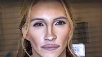 Αυτή η κοπέλα βάφεται και μεταμορφώνεται σε Julia Roberts και Angelina Jolie! Μα πώς το κάνει;