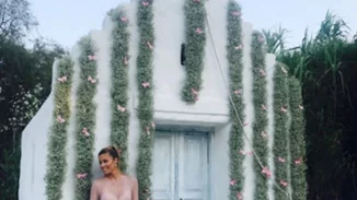 Μαριέττα Χρουσαλά: Το εντυπωσιακό outfit στη βάφτιση της κόρης της Καλομοίρας