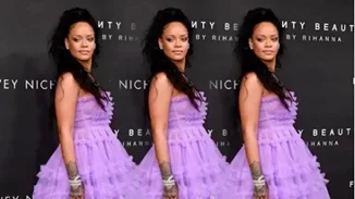 Rihanna | Έφαγε, έβαψε και χόρεψε: Πέρασε τέλεια στο πάρτυ της Fenty Beauty! (βίντεο)