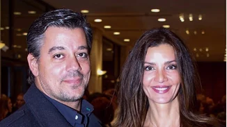 Κατερίνα Λέχου | Σπάνια βραδινή έξοδος με τον σύζυγό της