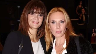 Εβελίνα Παπούλια | Βραδινή έξοδος μαζί με την Άννα Μαρία Παπαχαραλάμπους