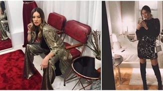 Έγκυος στις γιορτές; 5 glamorous, βραδινές εμφανίσεις από την Αθηνά Οικονομάκου!