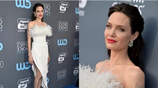 Angelina Jolie | Ήταν η πιο εντυπωσιακή παρουσία στα Critics' Choice Awards 2018