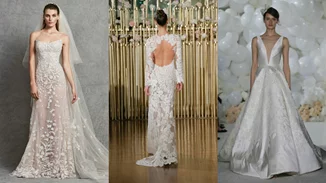 Διαφάνειες, λάμψη και τολμηρά ντεκολτέ | Αυτά είναι τα πιο σέξι trends στα νυφικά του 2018!