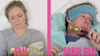 Ένα χιουμοριστικό βίντεο αποκαλύπτει πόσο διαφορετικά αντιμετωπίζουν γυναίκες και άντρες ένα κρυολόγημα!