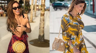 Πώς να συνδυάσεις την ψάθινη τσάντα σύμφωνα με τις Ελληνίδες celebrities