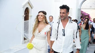 Γιώργος Χρανιώτης - Γεωργία Αβασκαντήρα | Σπάνια κοινή εμφάνιση του ζευγαριού στο θέατρο