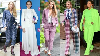 Blake Lively | Οι 10 εντυπωσιακές εμφανίσεις της με κοστούμι!