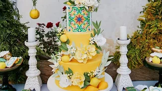 Maria Menounos | Ο υπέροχος rustic στολισμός του γάμου της με θέμα τα λεμόνια