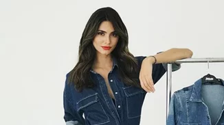 Βρήκαμε τη φανταστική τζιν, ολόσωμη φόρμα της Ηλιάνας Παπαγεωργίου