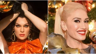 Jessie J & Gwen Stefani | Σε Χριστουγεννιάτικους ρυθμούς με δημιουργίες Celia Kritharioti