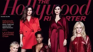Το εορταστικό #Metoo εξώφυλλο του Hollywood Reporter ντύθηκε στα κόκκινα!