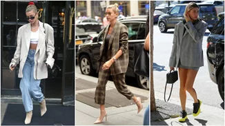 Πώς να φορέσω το μπλέιζερ τώρα; 7 ιδέες από τη Hailey Baldwin - Bieber