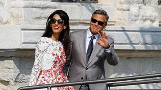 H Amal μισεί το μούσι του, ο George αισθάνεται τρομερή ανασφάλεια δίπλα της