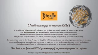 Ο Dimello κάνει το γύρο του κόσμου στη HORECA