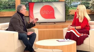 Ελένη Μενεγάκη | Η τηλεοπτική συνάντηση με τον Χρήστο Ζαμπούνη