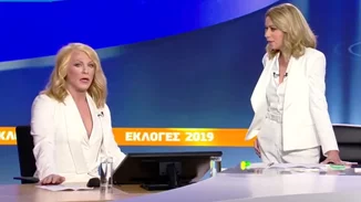 Έλλη Στάη | Η επική εμφάνιση του Τάκη Ζαχαράτου ως Έλλη Στάη στο εκλογικό πάνελ του OPEN