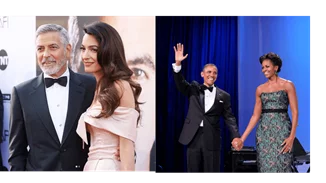 Όταν οι Obamas συνάντησαν τους Clooneys στην Ιταλία