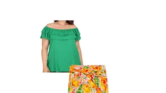 Πώς να φορέσω την εμπριμέ φούστα;