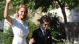 Τζένη Μπαλατσινού & Βασίλης Κικίλιας | Οι πρώτες φωτογραφίες από τον γάμο τους στον Λυκαβηττό