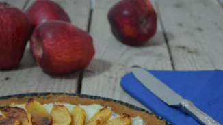 Συνταγή για τάρτα μήλου με κρέμα πατισερί