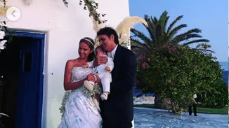 Νίκος Κριθαριώτης και Ναστάζια Δαρίβα παντρεύτηκαν! Δες το υπέροχο νυφικό της