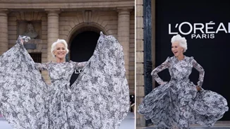 Η Helen Mirren περπάτησε ξυπόλητη στην πασαρέλα και έκλεψε τις εντυπώσεις