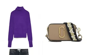 Πώς να φορέσω το μοβ χρώμα στις casual εμφανίσεις μου