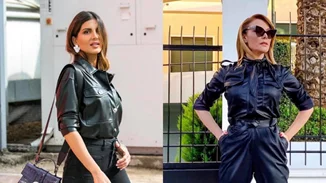 Τατιάνα Στεφανίδου - Σταματίνα Τσιμτσιλή | Ποια φόρεσε το leather καλύτερα;